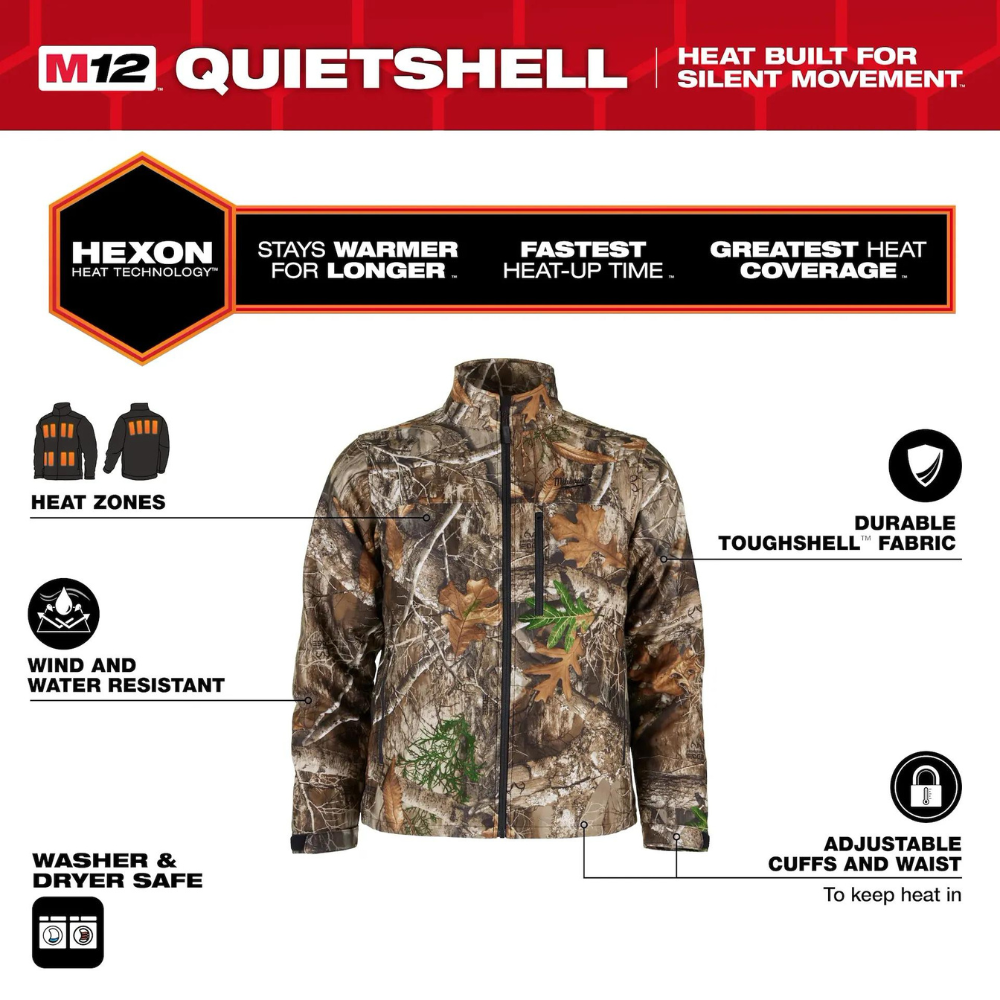 Milwaukee Tools M12™ Heated QUIETSHELL Jacket from Columbia Safety
